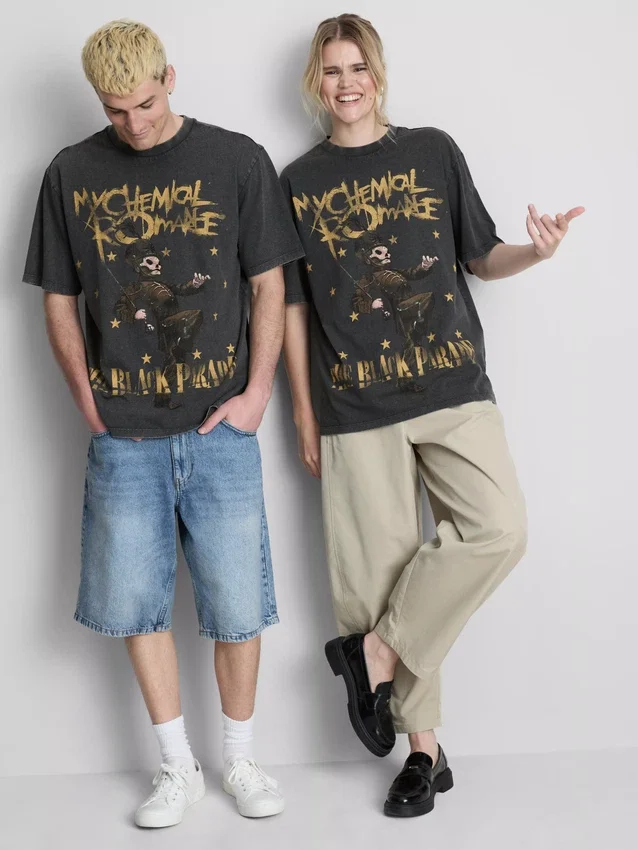 Camisas com estampado dos My Chemical Romance