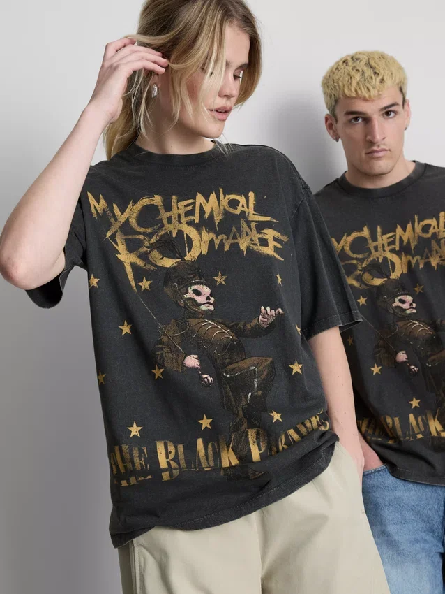 Camisas com estampado dos My Chemical Romance