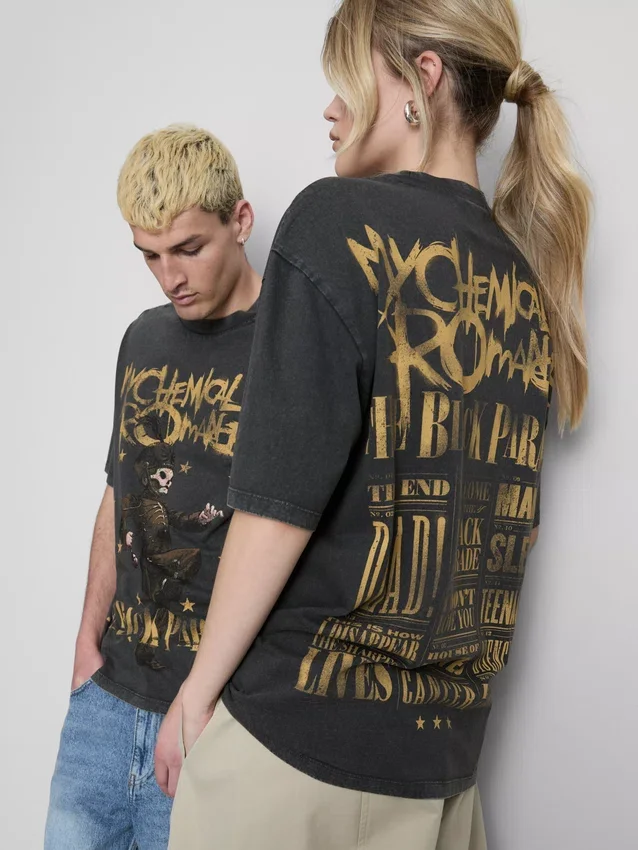 Camisas com estampado dos My Chemical Romance