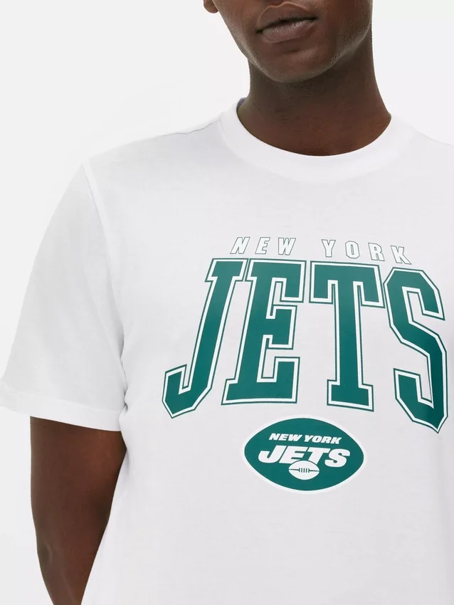 Camisas com estampado dos New York Jets da NFL