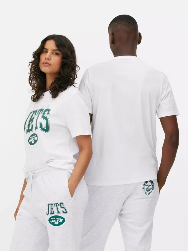 Camisas com estampado dos New York Jets da NFL