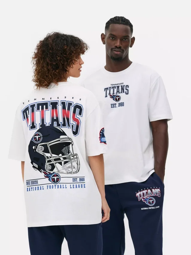 Camisas com estampado dos Tennessee Titans da NFL