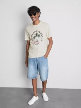 Camisas com estampado «Paradise Beach»