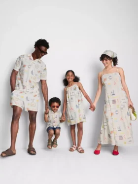 Camisas com gola revere «Postcard»