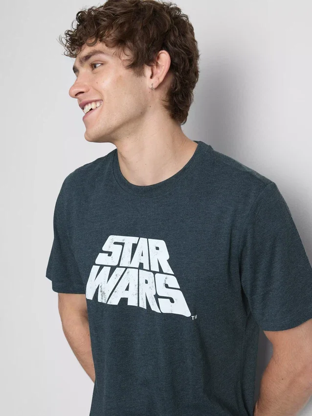 Camisas com logótipo de Star Wars