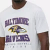 Camisas com logótipo dos Baltimore Ravens da NFL