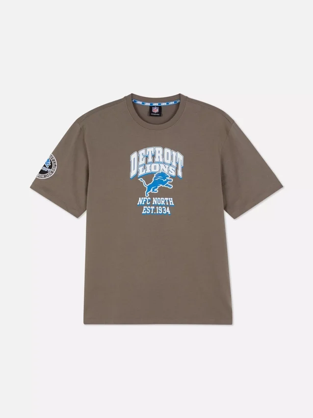 Camisas com logótipo dos Detroit Lions da NFL