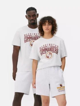 Camisas com logótipo dos Washington Commanders da NFL