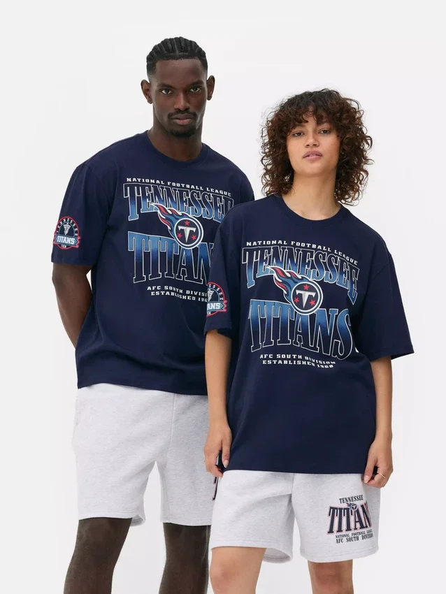 Camisas com motivo dos Tennessee Titans