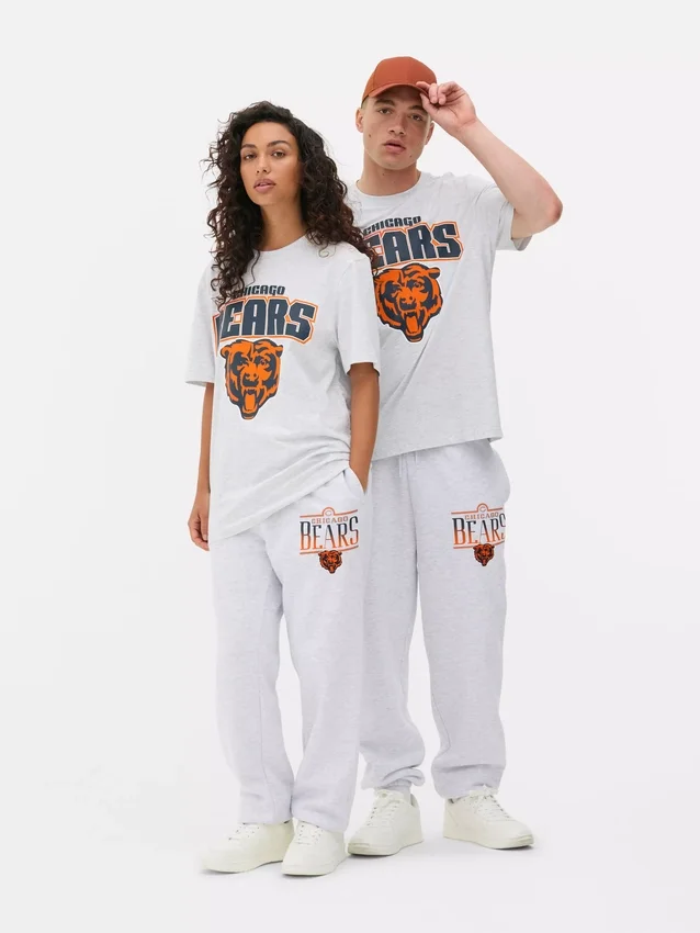 Camisas com o logótipo dos Chicago Bears da NFL