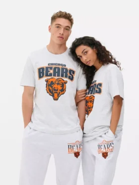 Camisas com o logótipo dos Chicago Bears da NFL