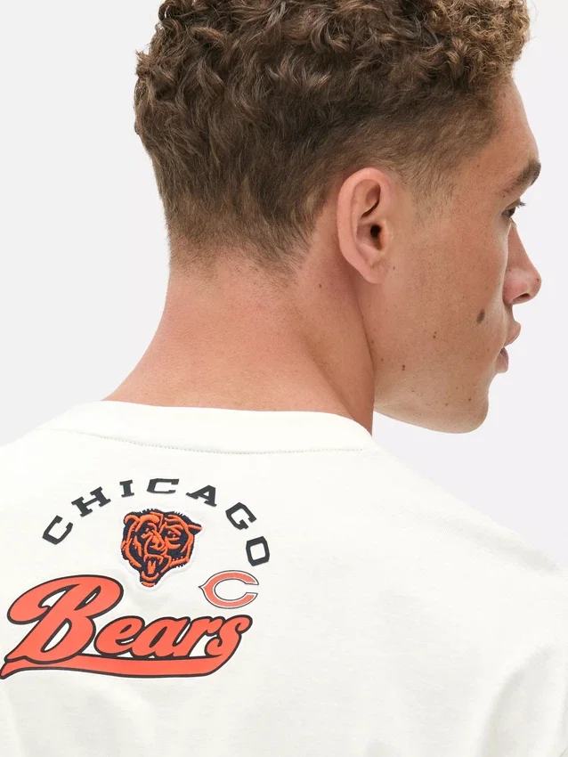 Camisas com o logótipo dos Chicago Bears da NFL