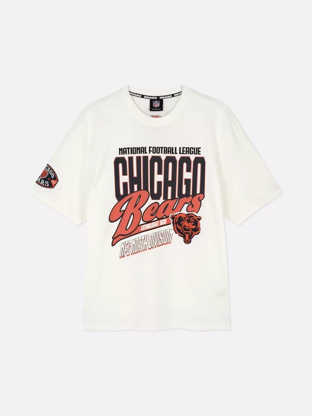 Camisas com o logótipo dos Chicago Bears da NFL