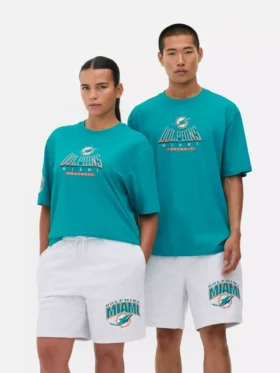 Camisas com o logótipo dos Miami Dolphins da NFL