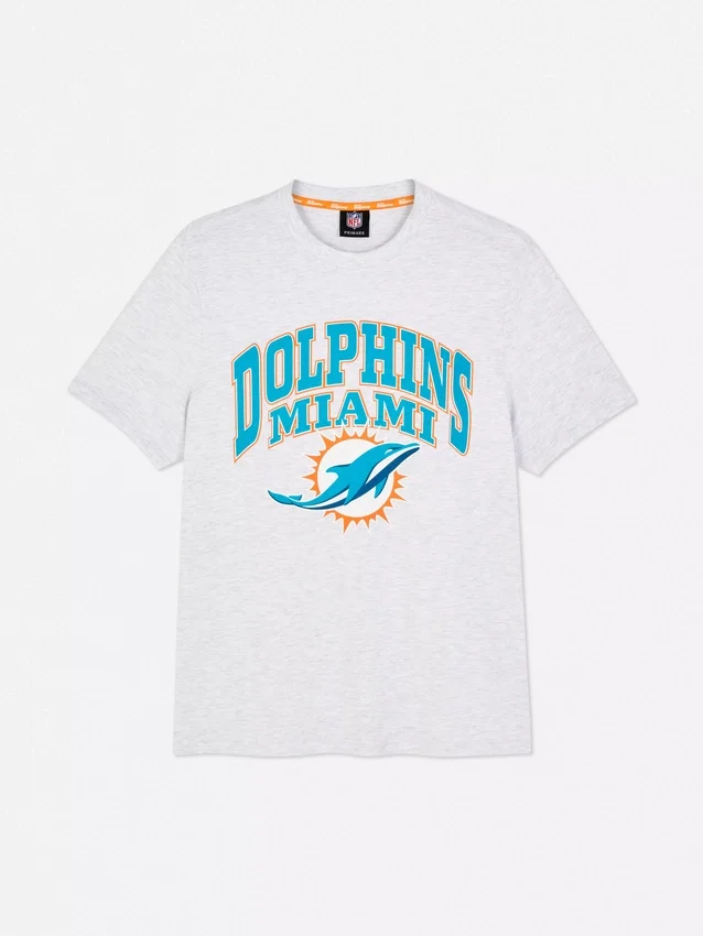 Camisas com o logótipo dos Miami Dolphins da NFL