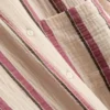 Camisas de algodão com riscas descontraídas