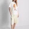 Camisas de algodão «Croissant» com motivos «Bouffants» e «corações partidos»