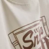 Camisas de algodão «Peanuts Snoopy Café»