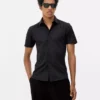 Camisas de calções de manga curta com corte justo