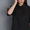 Camisas de calções de manga curta em algodão de alta qualidade