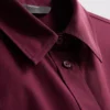 Camisas de calções de manga curta em algodão de alta qualidade