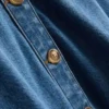 Camisas de ganga de manga curta