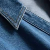 Camisas de ganga de manga curta