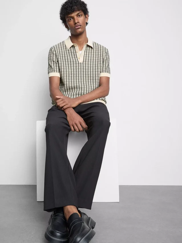 Camisas de malha xadrez