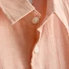 Camisas de manga comprida em mistura de linho