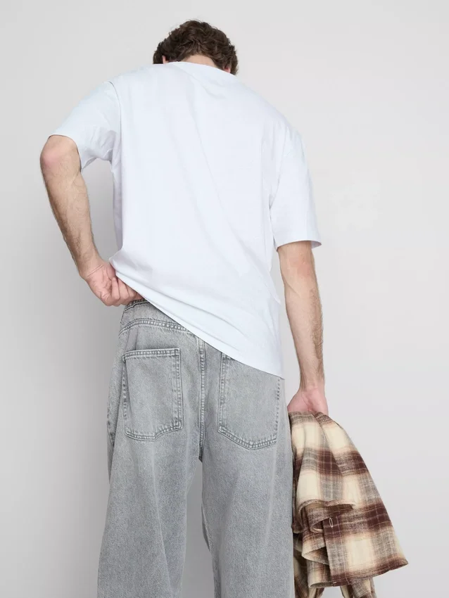 Camisas de manga curta com corte descontraído