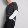 Camisas de manga curta com efeito lavado