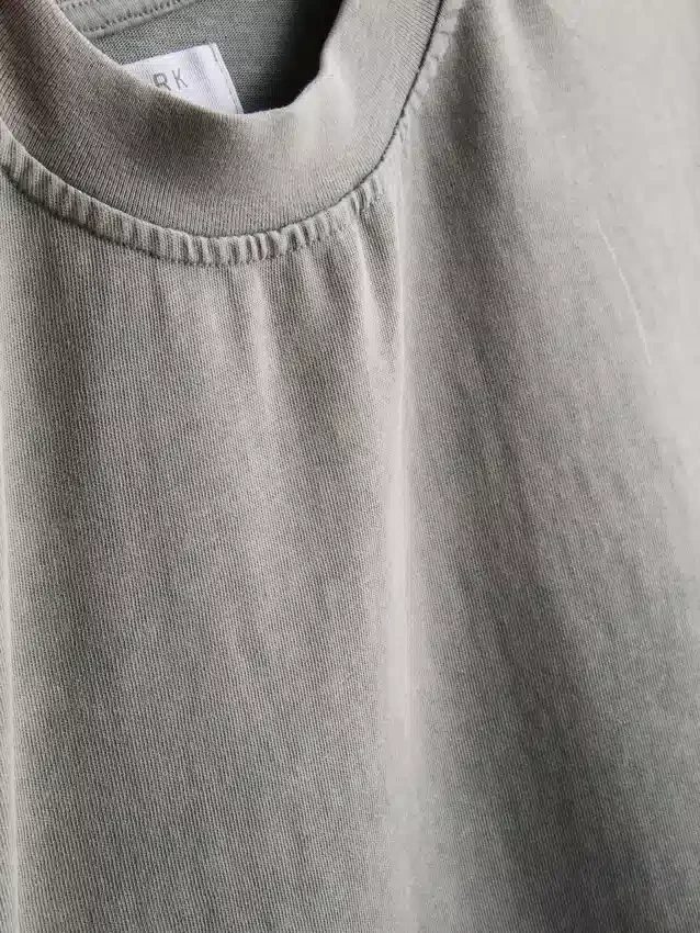 Camisas de manga curta com efeito lavado