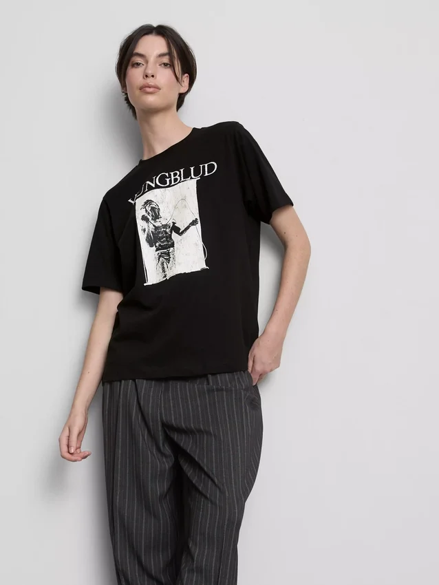 Camisas de manga curta com grafismo Yungblud