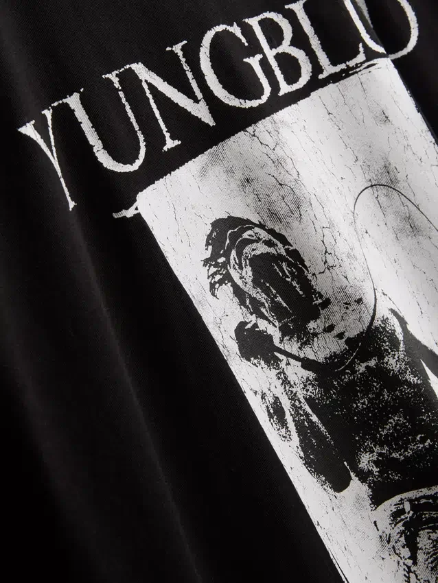 Camisas de manga curta com grafismo Yungblud