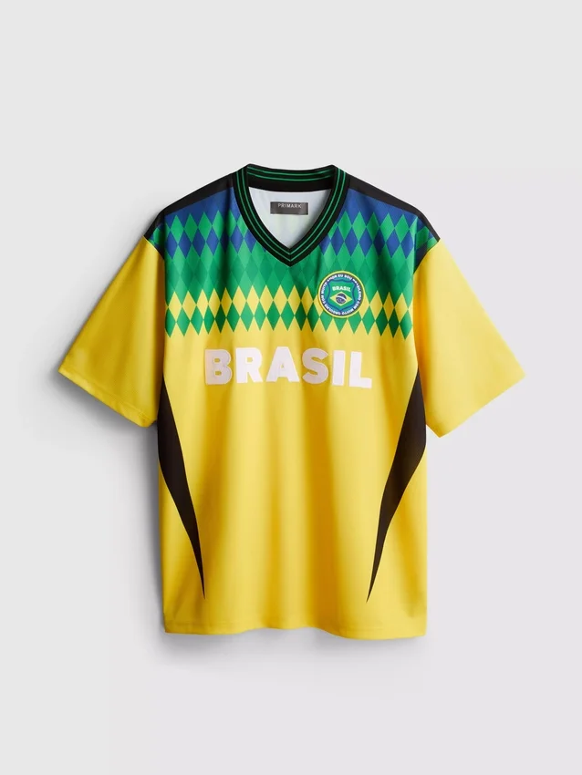 Camisas de manga curta do Brasil