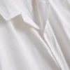 Camisas de manga curta em mistura de linho