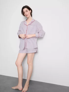 Camisas de pijama de algodão «Breakfast in Bed»