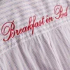 Camisas de pijama de algodão «Breakfast in Bed»