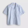 Camisas de pijama às riscas com botões