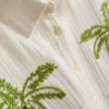Camisas de praia em algodão bordadas com miçangas da Paula Echevarría