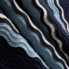 Camisas em malha com riscas texturadas