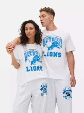 Camisas estampadas dos Detroit Lions da NFL