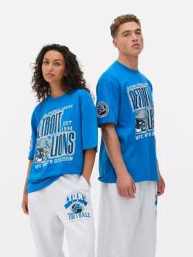 Camisas estampadas dos Detroit Lions da NFL