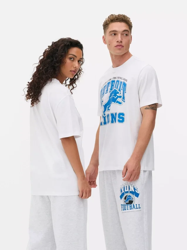 Camisas estampadas dos Detroit Lions da NFL
