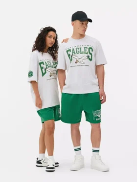 Camisas estampadas dos Philadelphia Eagles da NFL