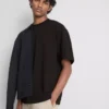 Camisas folgadas de manga curta