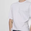 Camisas folgadas de manga curta