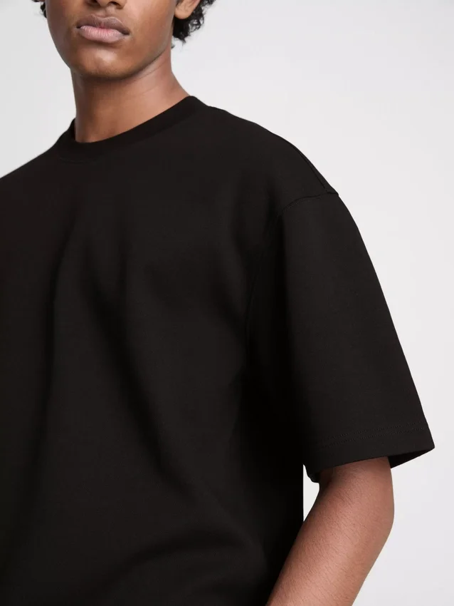 Camisas folgadas de manga curta