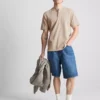 Camisas Henley texturadas