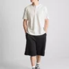 Camisas Henley texturadas